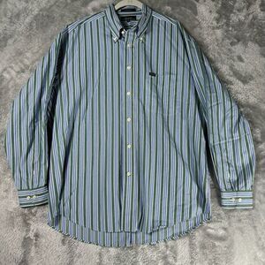Faconnable Shirt Mens XL Blue Classique French Designer Business‎ Casual Oxford